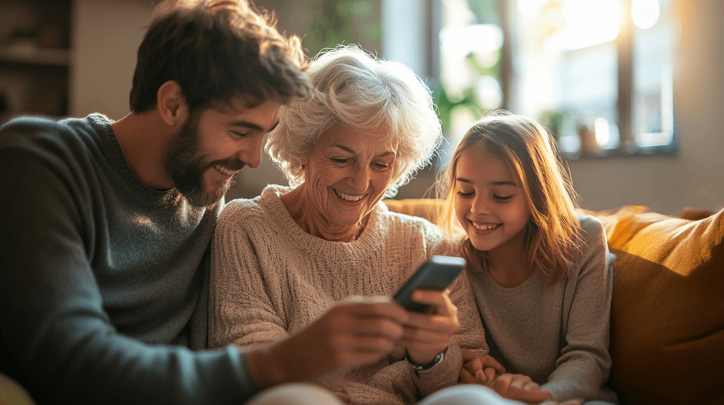 Famille heureuse protégée par Surevia